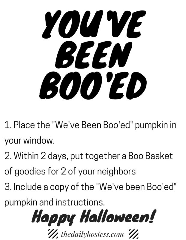 Halloween Boo Basket Ideas, How to Make a Boo Basket, Boo Basket Printables
