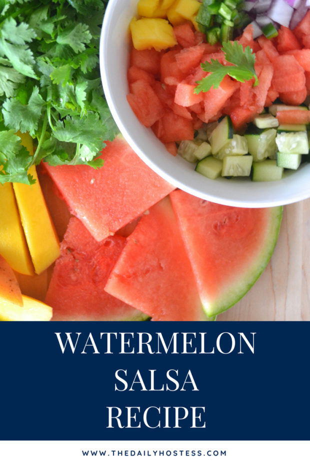 watermelon recipes, watermelon salsa, summer watermelon ideas, salsa recipe