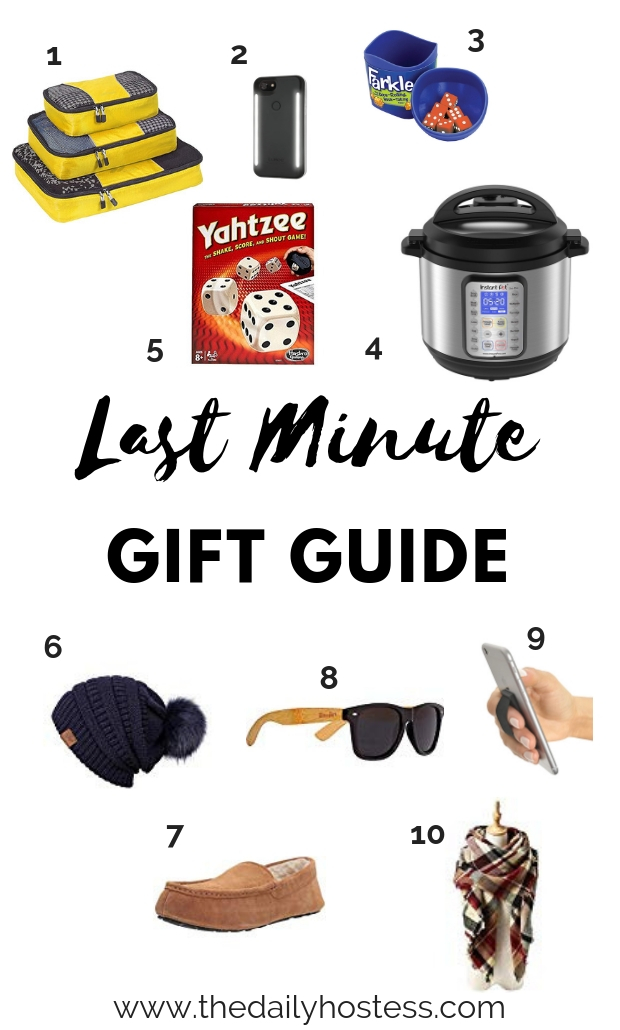 Last Minute  Prime Men's Gift Guide
