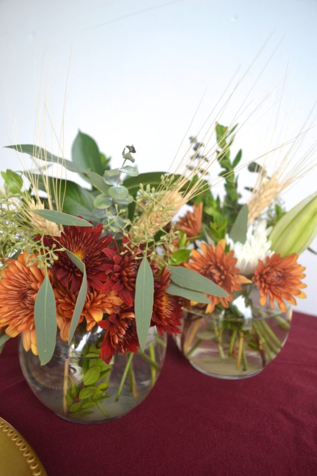 Tablescape Tuesday: A Fall Floral Centerpiece
