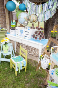 April Parties, Earth Day, DIY Earth Day celebration, Earth Day table scape and favors