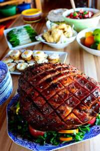 Easter brunch recipes, glazed ham recipe, perfect for Easter, brunch menu