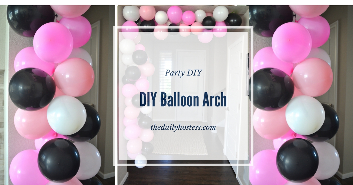 Balloon Week: DIY Balloon Arch Without Helium