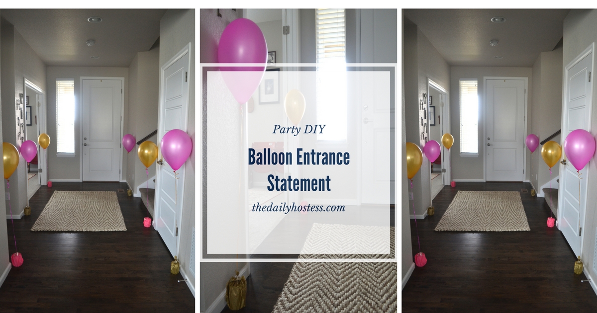 Balloon Week: Making an Entrance Statement