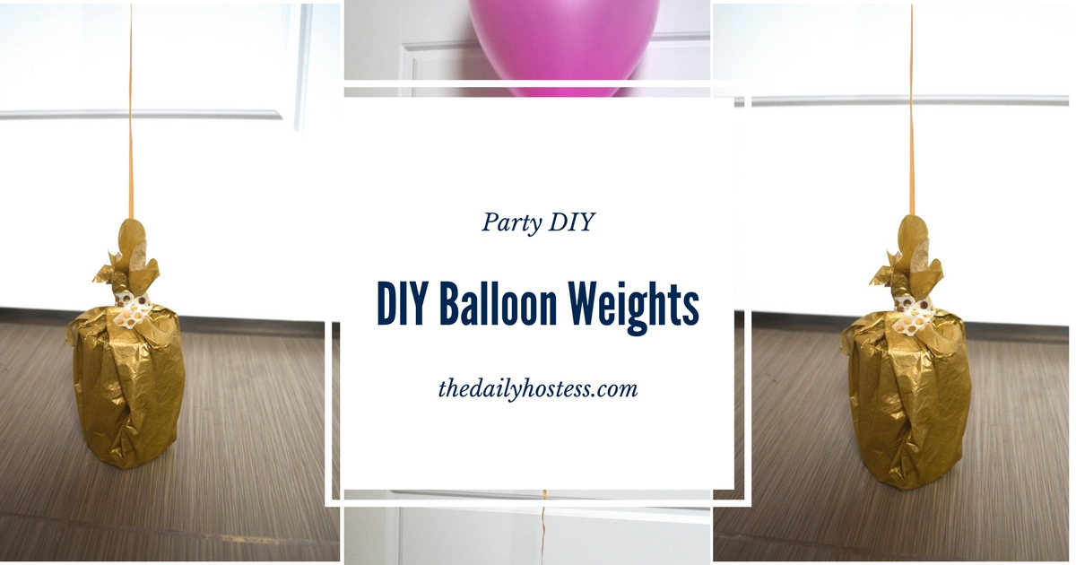 How to Make DIY Balloon Weights