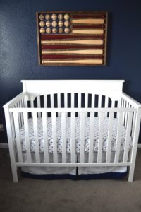 Baseball themed nursery reveal, vintage baseball themed nursery, baseball decor