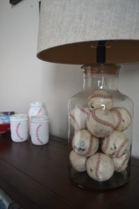 Baseball themed nursery reveal, vintage baseball themed nursery, baseball decor