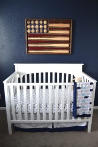 Baseball themed nursery reveal, vintage baseball themed nursery, baseball decor