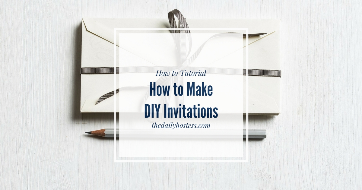 My Favorite Resource for DIY Invitations