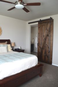 Master Bedroom Decor, Master Bedroom with Barn Door, Barn Door Inspiration