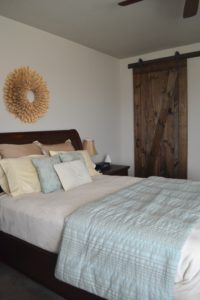 Master Bedroom Decor, Master Bedroom with Barn Door, Barn Door Inspiration