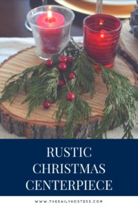 Christmas tablescape, Christmas table settings, Christmas table decor, rustic table decor, rustic Christmas centerpiece