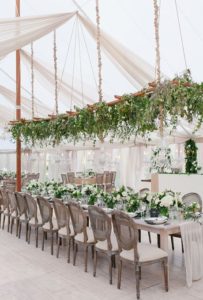 how to make a hanging floral display at home, greenery floral centerpiece, diy hanging flowers, greenery home decor, greenery party decor