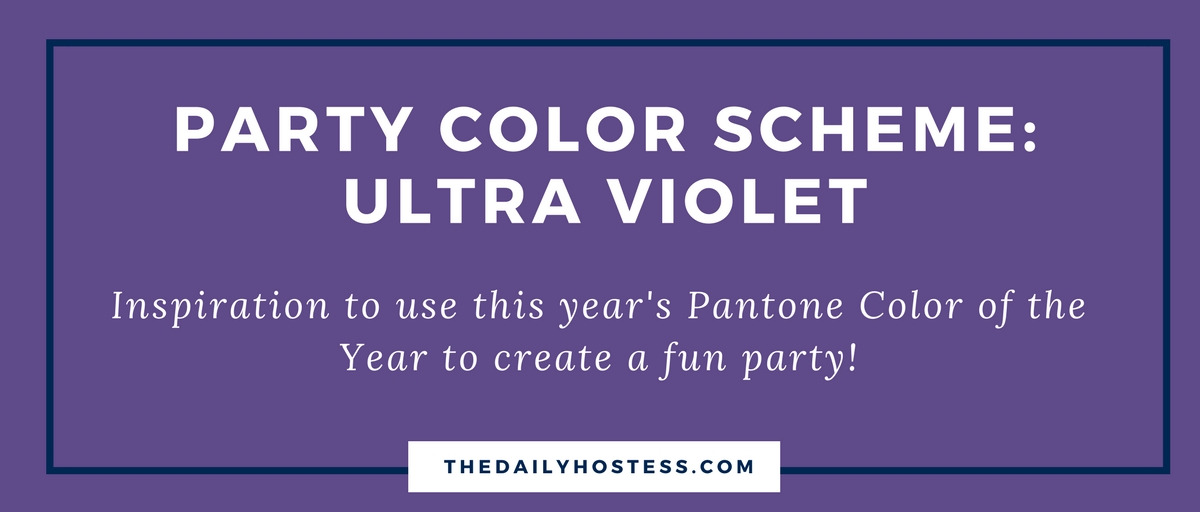 Party Color Scheme: Ultra Violet