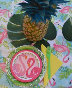 flamingo birthday ideas, flamingo cake, flamingo birthday activities, tropical flamingo party