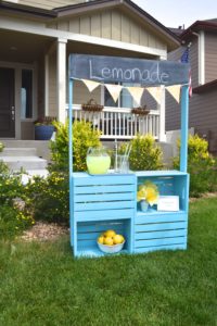 summer lemonade stand ideas, lemonade stand diy, lemonade stand decor, summertime ideas for kids, lemonade stand signs