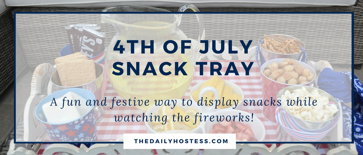 Fourth of July Inspired Snack Tray