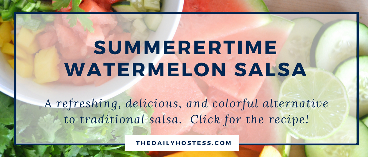 Fresh and Fruity Summertime Watermelon Salsa