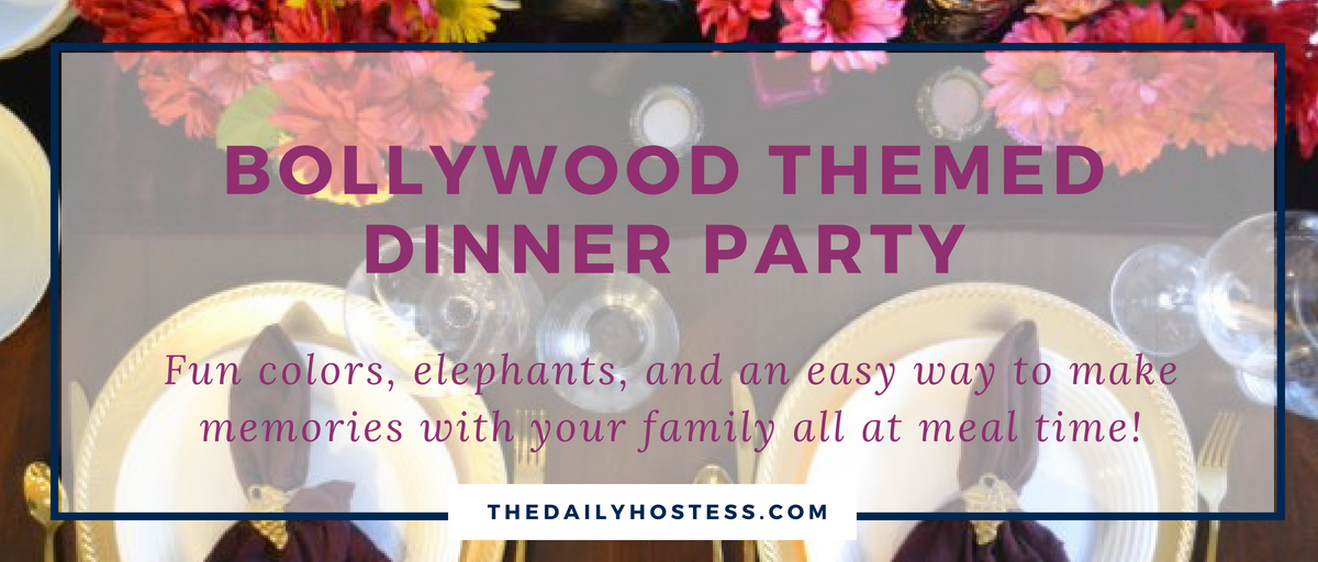 Tablescape Tuesday: Bollywood Inspired Dinner Party
