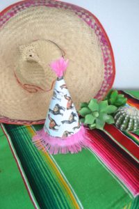 DIY Party Hat Tutorial, how to make your own paper party hats, party hat template, party hat diy, #partyhatdiy #partyhattutorial, Cinco de Mayo party hats