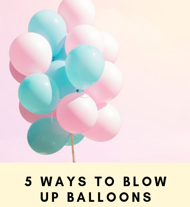 How to make a balloon stand up without deals helium