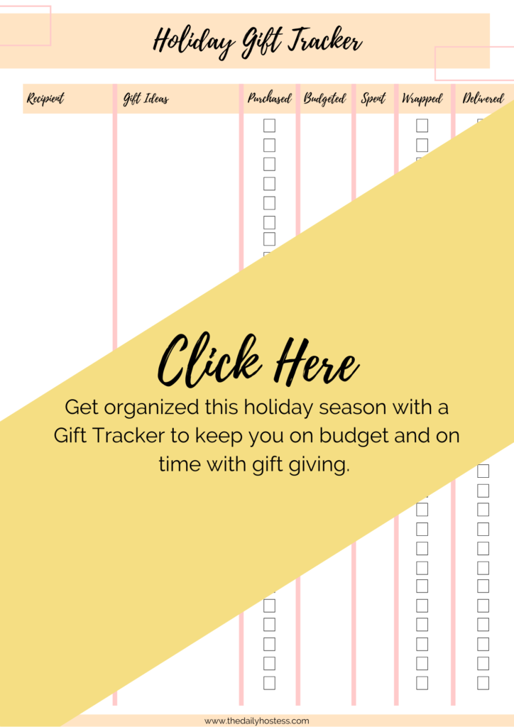  Gift Tracker 2019 Grid Image - The Daily Hostess